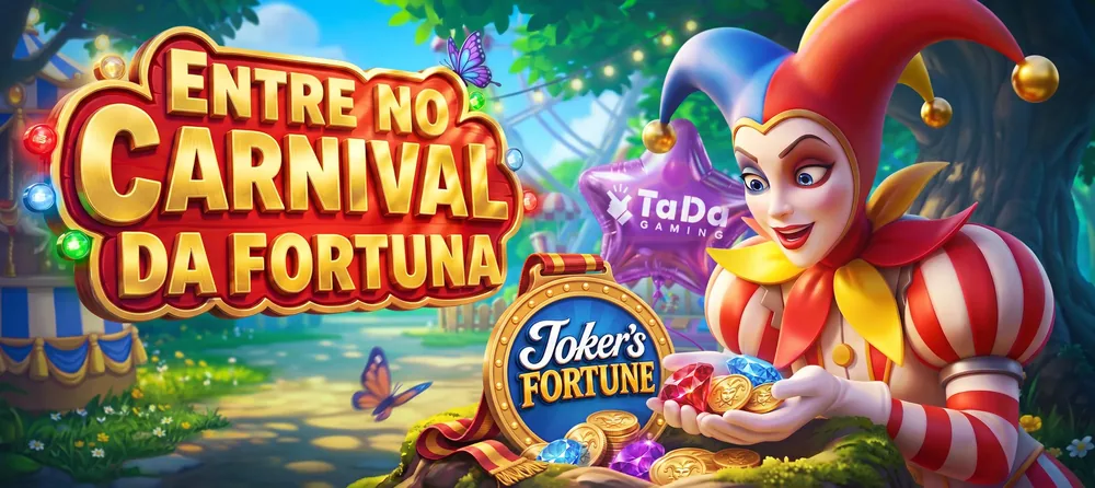 Banner do jogo Joker's Fortune, da TaDa Gaming, no catálogo da TopX